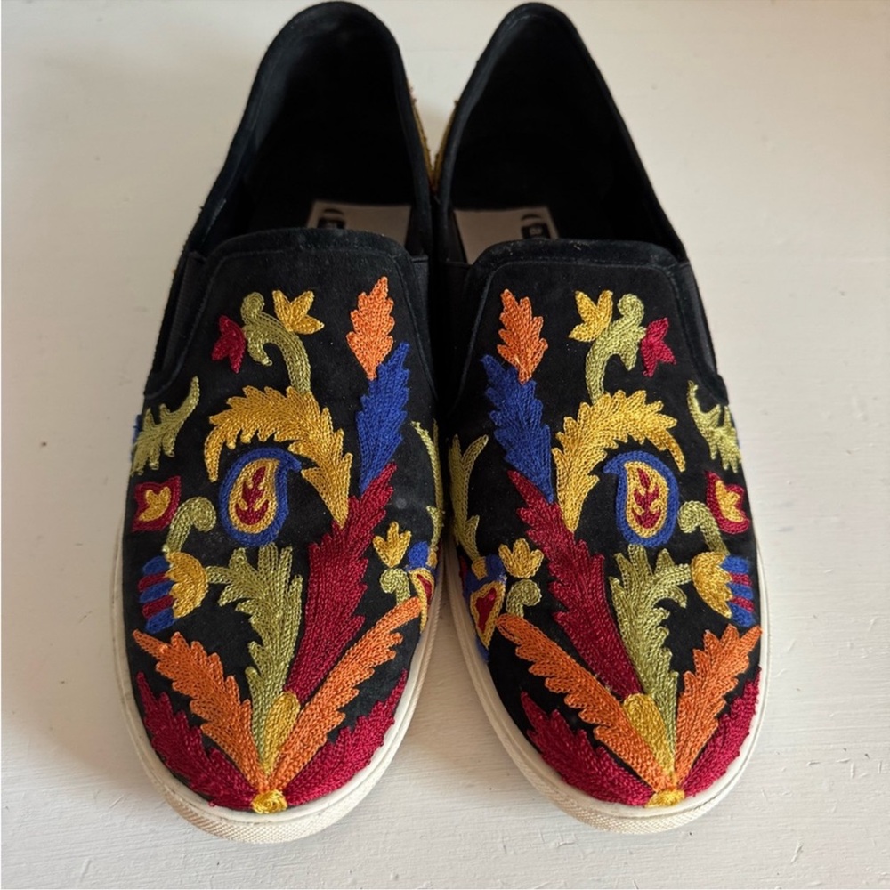 Alice + Olivia‎ Sasha floral embroidered slip on shoes size 39.5 (US 9) - Picture 3 of 12